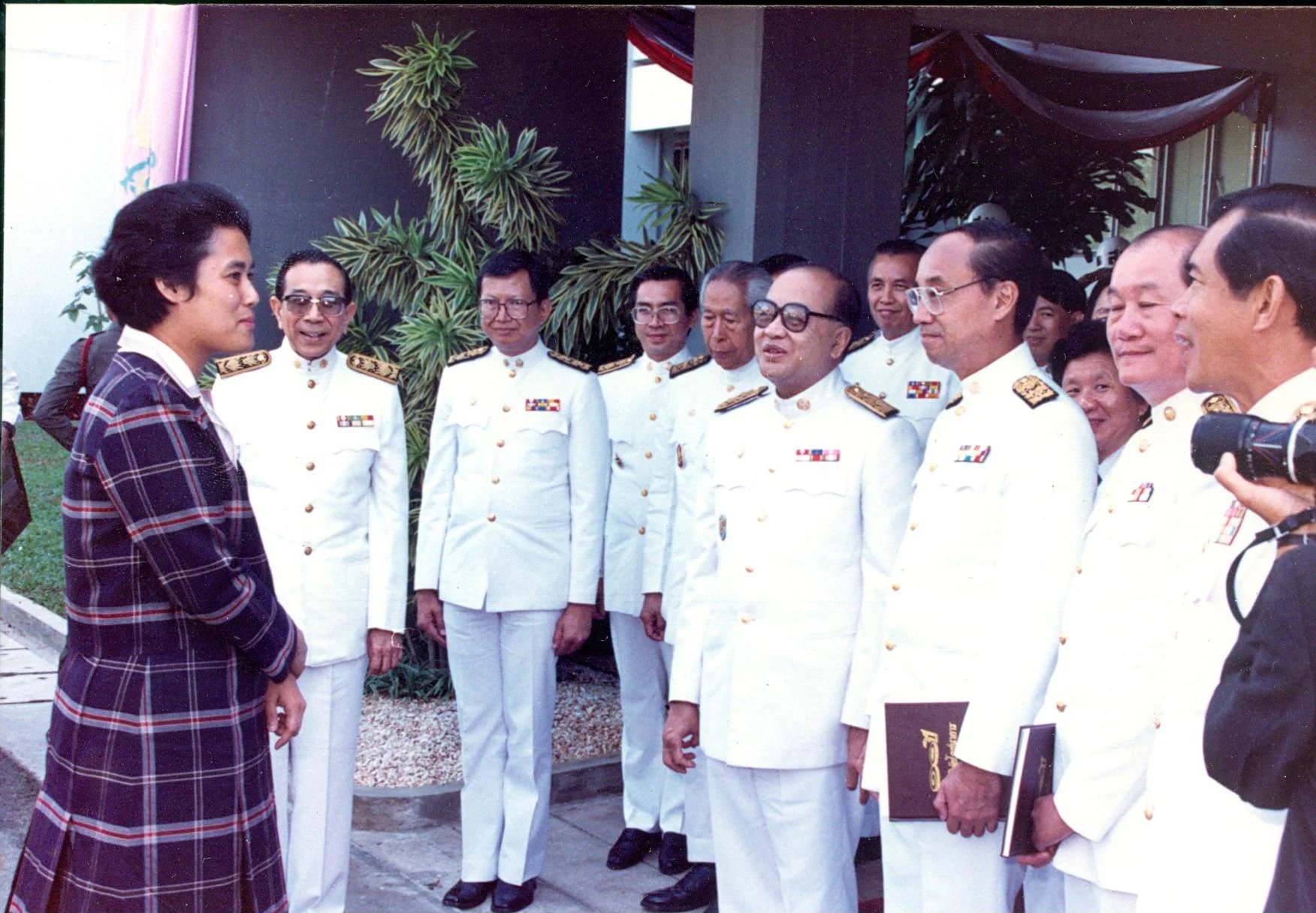 A royal visit with Institute administrators in earlier years